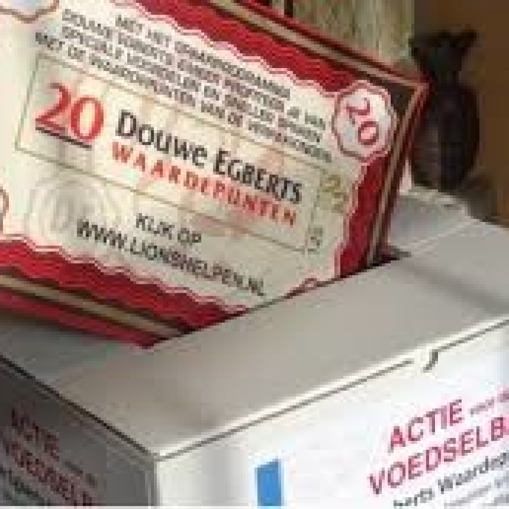 Douwe Egerts koffiepunten sparen