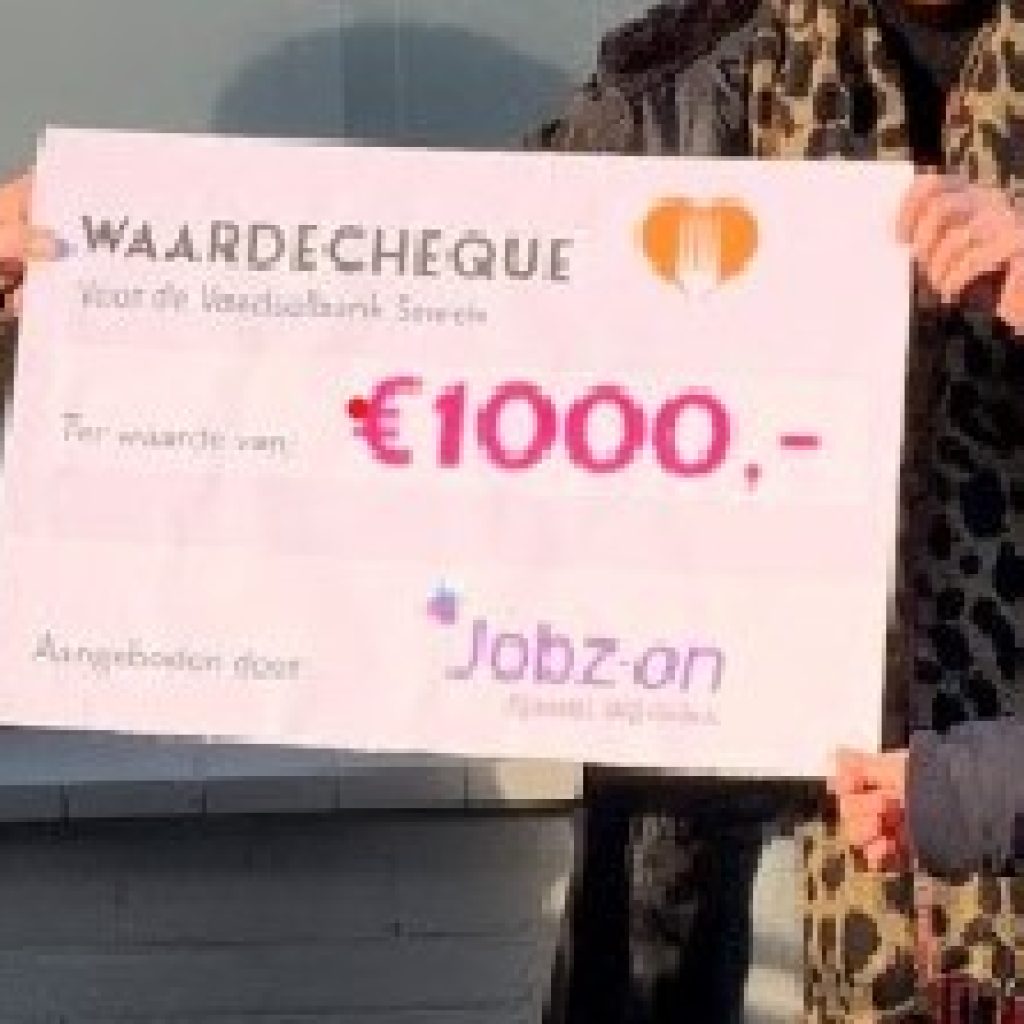 € 1.000,- van Jobz-on